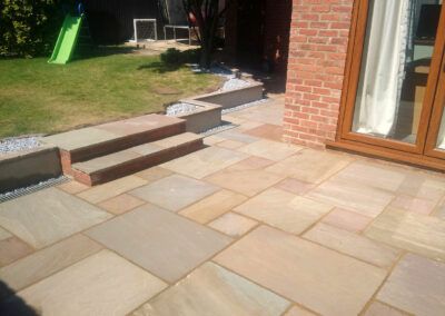 Indian Sandstone paving